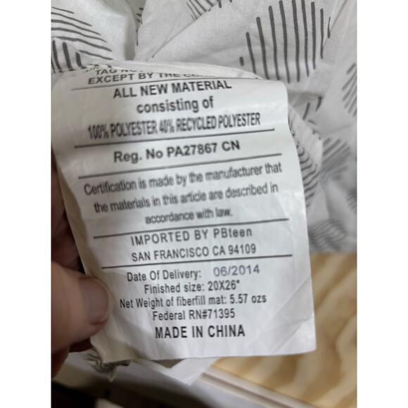 PB Teen Floral Patchwork Quilt Sham (2)Euro (1) standard Bright Boho Bedding - Picture 6 of 8